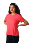 Baby Pink Plain T-shirt (1)