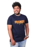 Friends are Family Navy Blue T-shirt