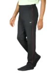 BLACK Single Pipping Track Pants